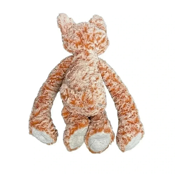 Demdaco Heartful Hugs Weighted Orange Fox Stuffed Plush Animal Toy - Picture 2 of 10